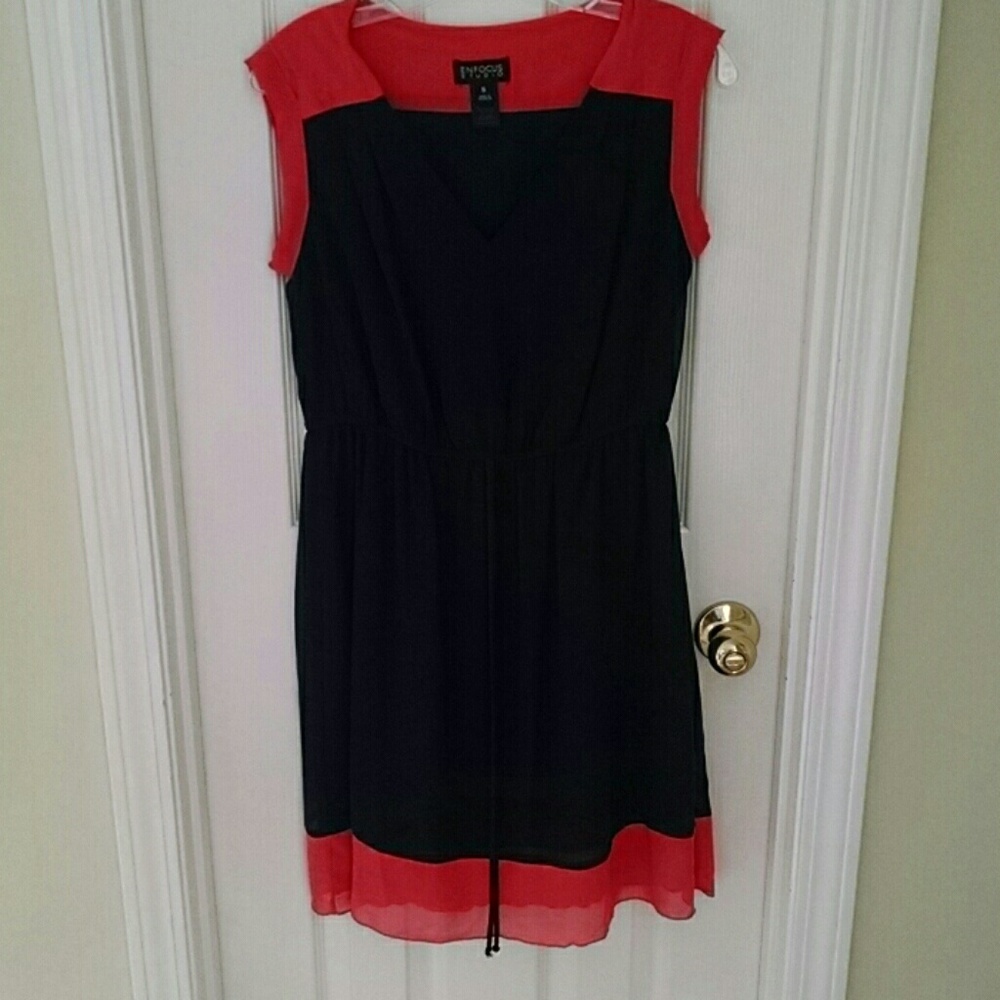 Coral and Navy Dress💕